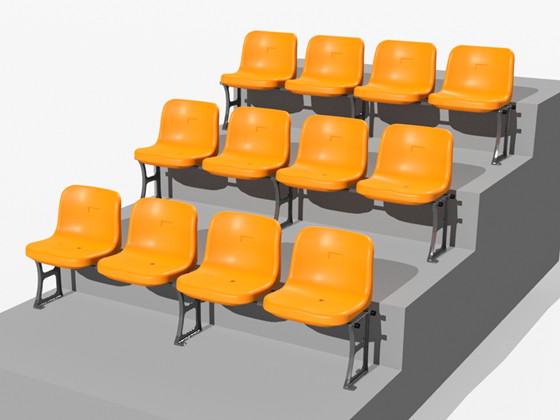 中空吹塑椅立裝座椅-中靠背 中空吹塑椅立裝座椅-中靠背