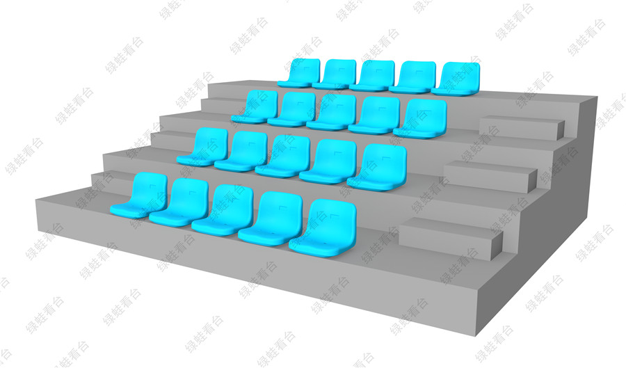 中靠背吹塑椅-平裝 中靠背吹塑椅-平裝