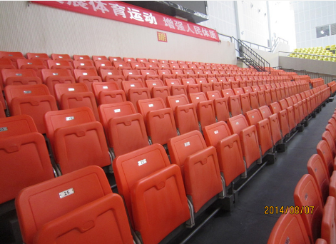湖南省運(yùn)會(huì)場館之雙峰體育中心看臺(tái)