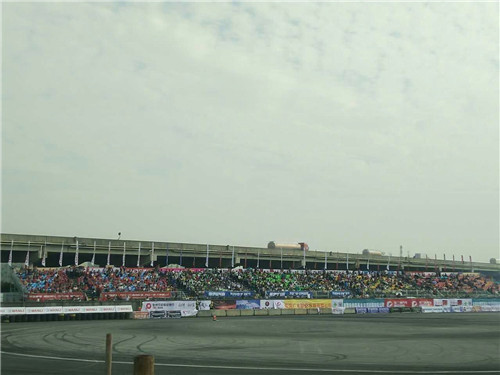 日本D1GP漂移大賽綠蛙看臺閃耀助威東莞賽場