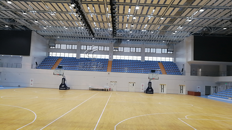 陜西服裝工程學(xué)院伸縮看臺(tái)案例