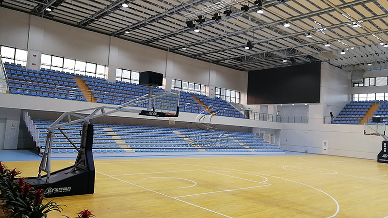 陜西服裝工程學(xué)院伸縮看臺(tái)案例