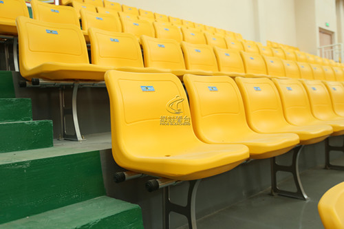 江西崇仁一中體育館看臺(tái)座椅