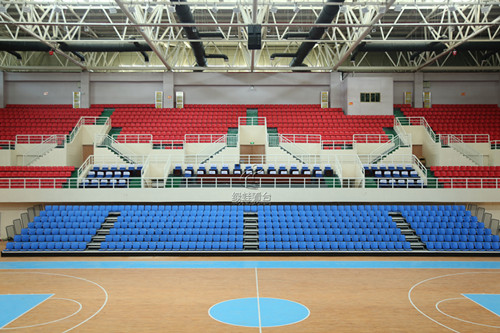 江西崇仁一中體育館看臺(tái)座椅