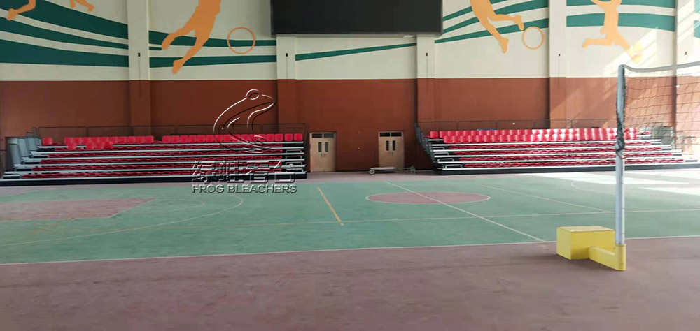 甘肅衛(wèi)生職業(yè)學院籃球館看臺座椅項目