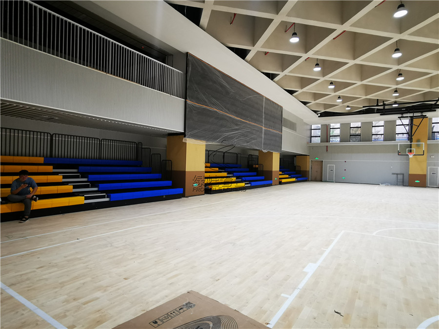 深圳沙壆學(xué)校體育館看臺(tái)座椅