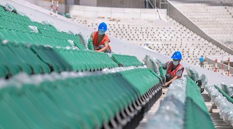 新工體座椅預(yù)計(jì)11月底安裝完成無障礙，觀眾座椅喜換新裝