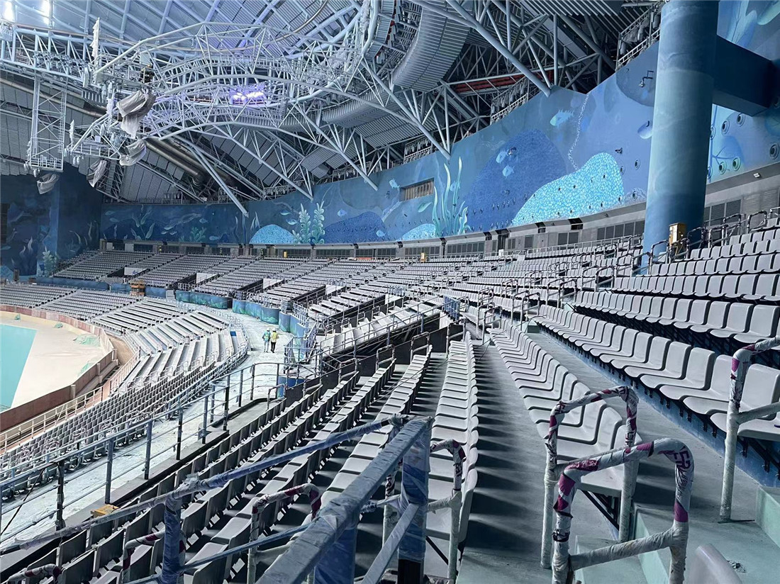 中靠背鋁合金座椅-側裝