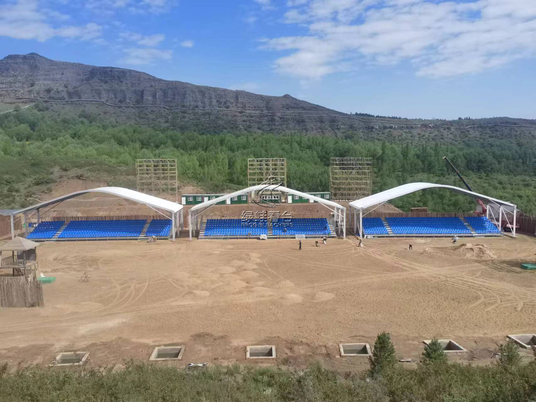 錫林郭勒草原景區(qū)看臺(tái)座椅項(xiàng)目