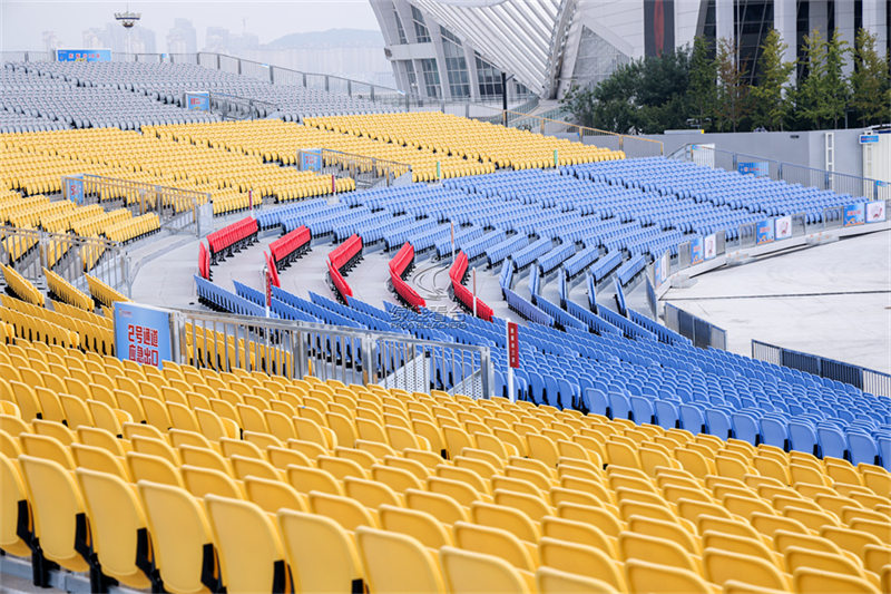 青島啤酒節(jié)看臺座椅布置